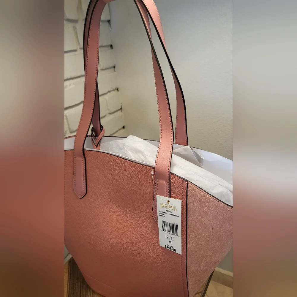 👜 Michael Kors Portia Bucket Large Tote NWT - Picture 12 of 16